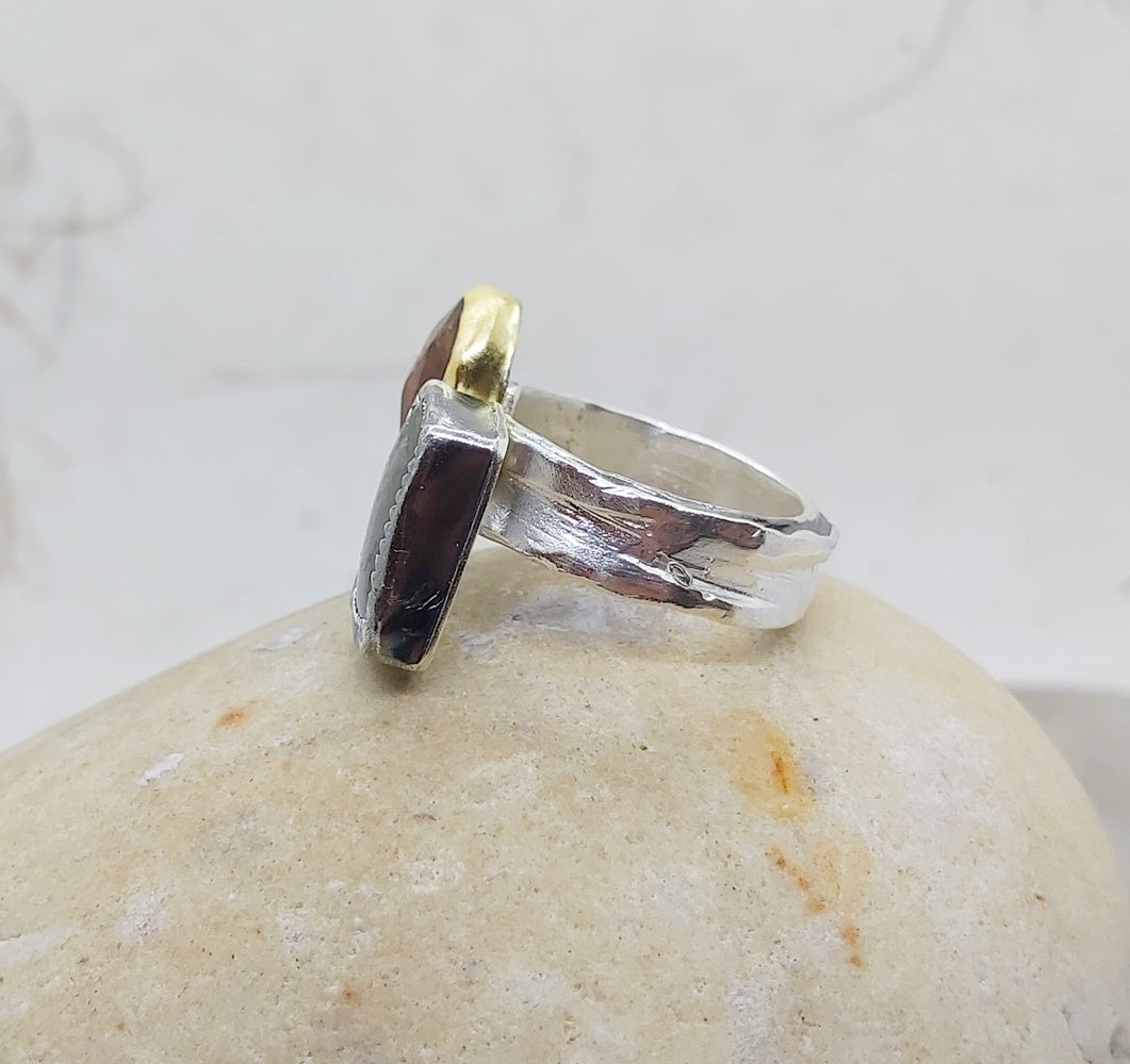 Double stone ring