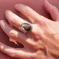 Zawadi Sapphire ring size 7.5   Sparkle brown sapphire